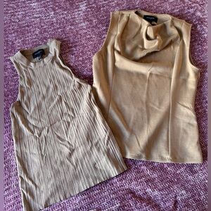 Banana Republic Neutral Sleeveless tops